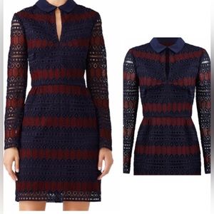 Brand New Trina Turk Preppy Rodin Crochet Lace Dress